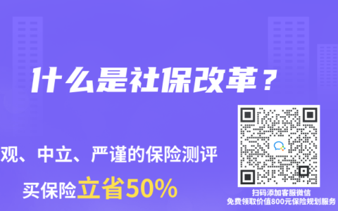 什么是社保改革？