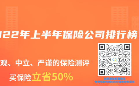 2022年上半年保险公司排行榜