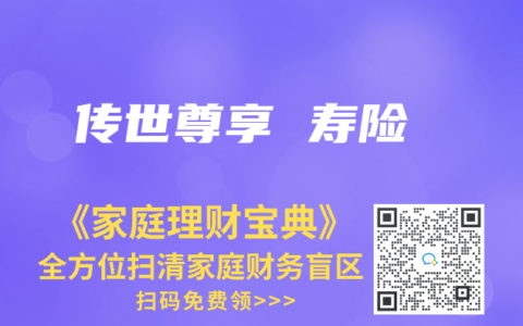 传世尊享 寿险