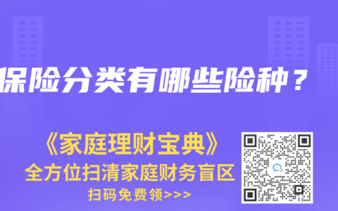 保险分类有哪些险种？