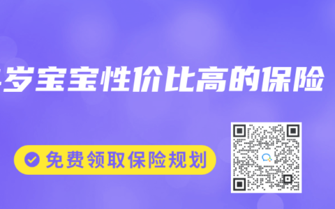 4岁宝宝性价比高的保险