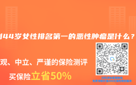 15到44岁女性排名第一的恶性肿瘤是什么？