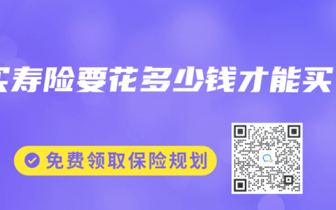 买寿险要花多少钱才能买