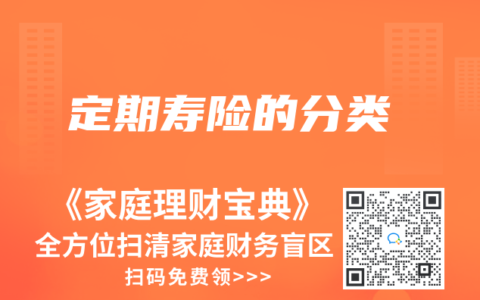 定期寿险的分类