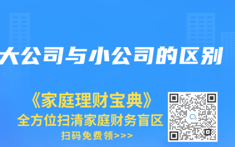 大公司与小公司的区别