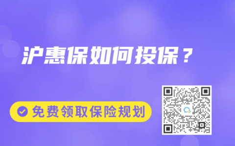 沪惠保如何投保？