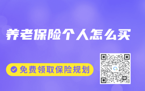 养老保险个人怎么买