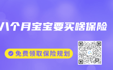 八个月宝宝要买啥保险