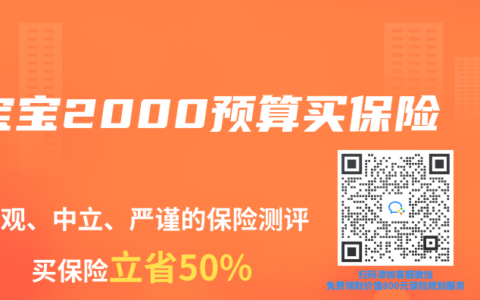 宝宝2000预算买保险