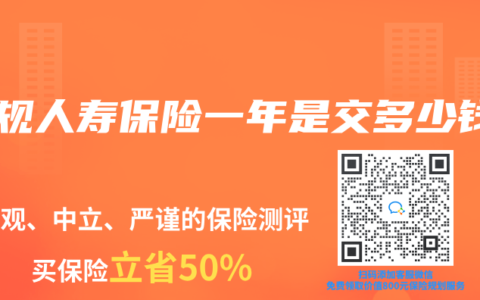 正规人寿保险一年是交多少钱