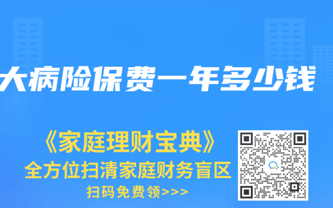 大病险保费一年多少钱