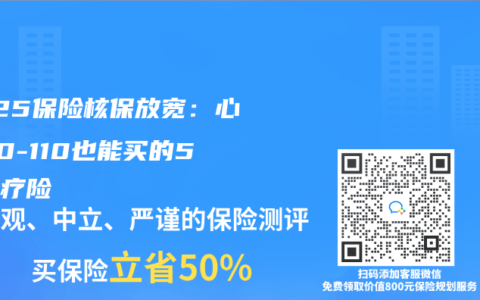 2025保险核保放宽：心率90-110也能买的5款医疗险