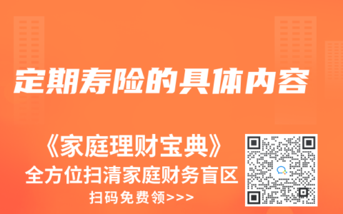 定期寿险的具体内容