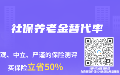 社保养老金替代率