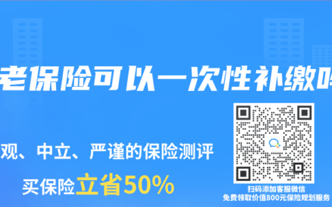 养老保险可以一次性补缴吗