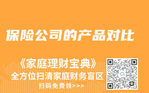 保险公司的产品对比