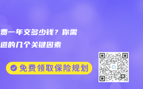 保险费一年交多少钱？你需要知道的几个关键因素