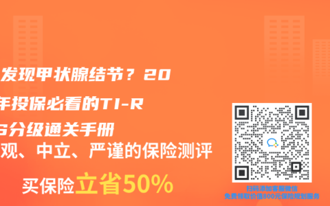 体检发现甲状腺结节？2025年投保必看的TI-RADS分级通关手册