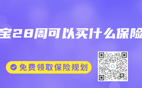宝宝28周可以买什么保险