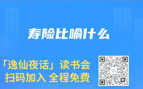 寿险比喻什么