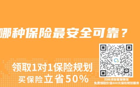 哪种保险最安全可靠？