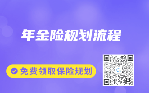 年金险规划流程