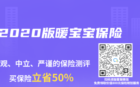 2020版暖宝宝保险