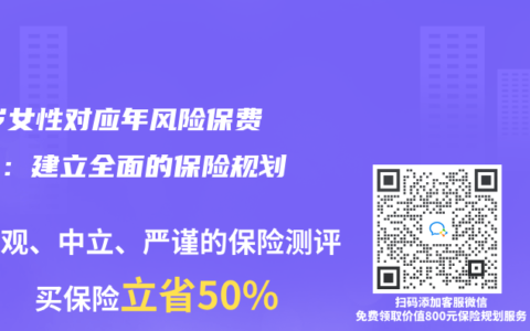 18岁女性对应年风险保费费率：建立全面的保险规划