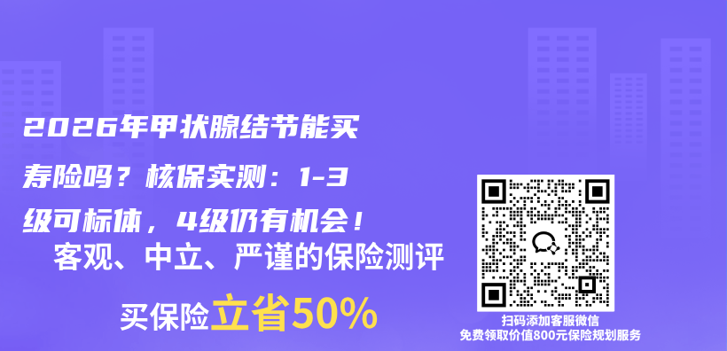 2026年甲状腺结节能买寿险吗?核保实测:1-3级可标体,4级仍有机会!插图 2026年甲状腺结节能买寿险吗?核保实测:1-3级可标体,4级仍有机会!插图
