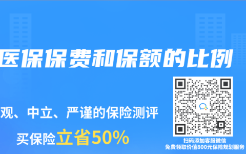 医保保费和保额的比例