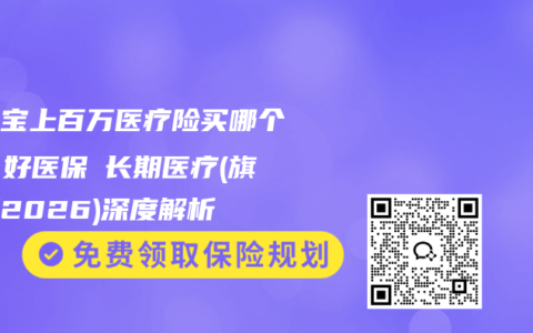 支付宝上百万医疗险买哪个好？好医保・长期医疗(旗舰版2026)深度解析