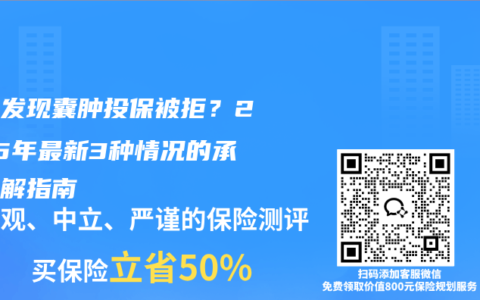 体检发现囊肿投保被拒？2025年最新3种情况的承保破解指南