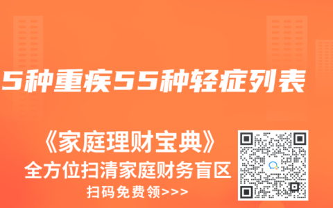 105种重疾55种轻症列表
