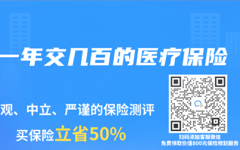 一年交几百的医疗保险