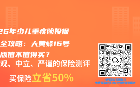 2026年少儿重疾险投保理赔全攻略：大黄蜂16号旗舰版值不值得买？
