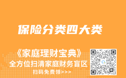 保险分类四大类