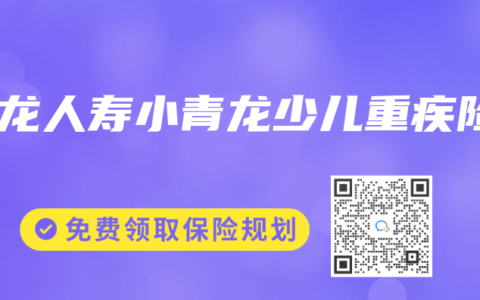 君龙人寿小青龙少儿重疾险