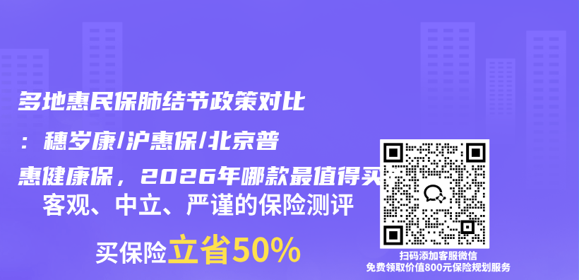多地惠民保肺结节政策对比:穗岁康/沪惠保/北京普惠健康保,2026年哪款最值得买?插图 多地惠民保肺结节政策对比:穗岁康/沪惠保/北京普惠健康保,2026年哪款最值得买?插图