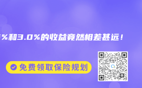 3.5%和3.0%的收益竟然相差甚远！