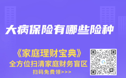 大病保险有哪些险种