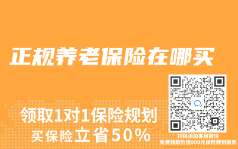 正规养老保险在哪买
