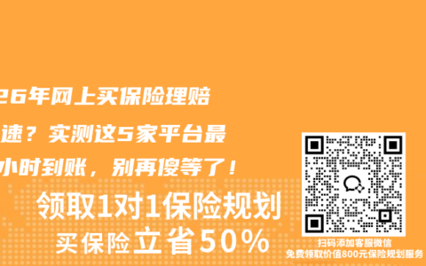 2026年网上买保险理赔是龟速？实测这5家平台最快2小时到账，别再傻等了！