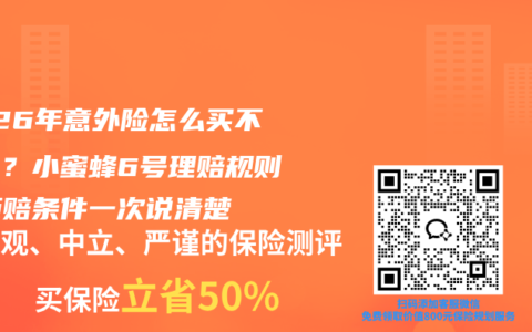 2026年意外险怎么买不踩坑？小蜜蜂6号理赔规则、拒赔条件一次说清楚