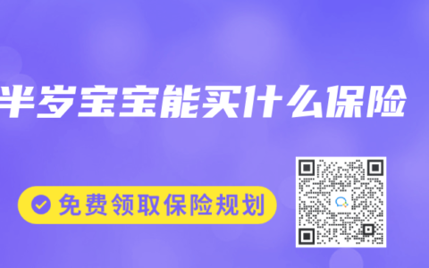 半岁宝宝能买什么保险