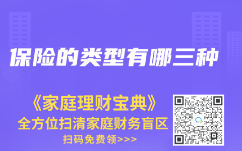 保险的类型有哪三种