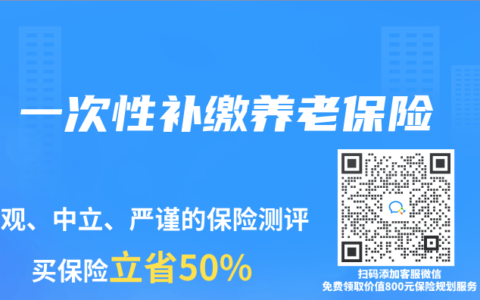 一次性补缴养老保险