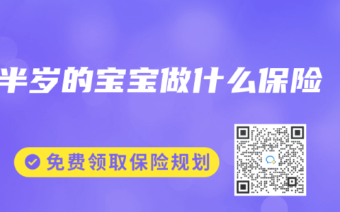 半岁的宝宝做什么保险