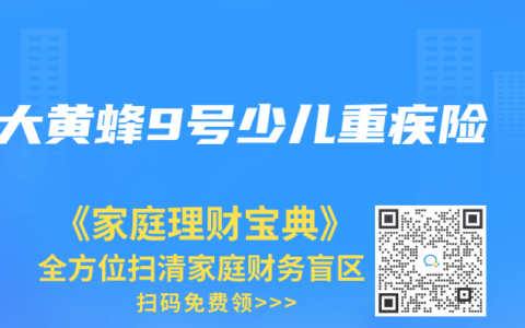 大黄蜂9号少儿重疾险