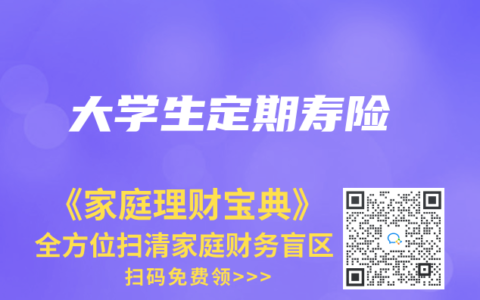 大学生定期寿险