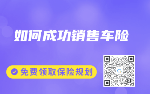 如何成功销售车险